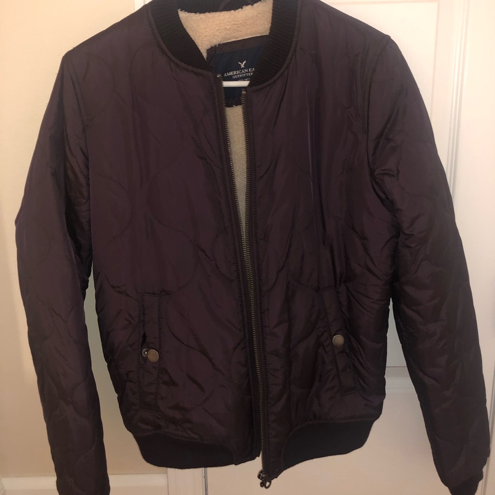 Sherpa lined jacket